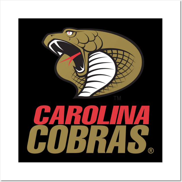 Carolina Cobras Wall Art by MindsparkCreative